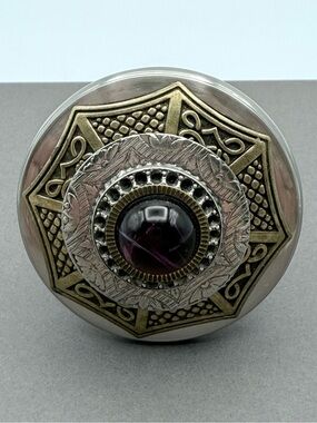 Ann Cochin Amethyst/Silver Wine Bottle Stopper & Spout